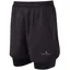 Ronhill Men's Tech Revive 5inch Twin Short All Black